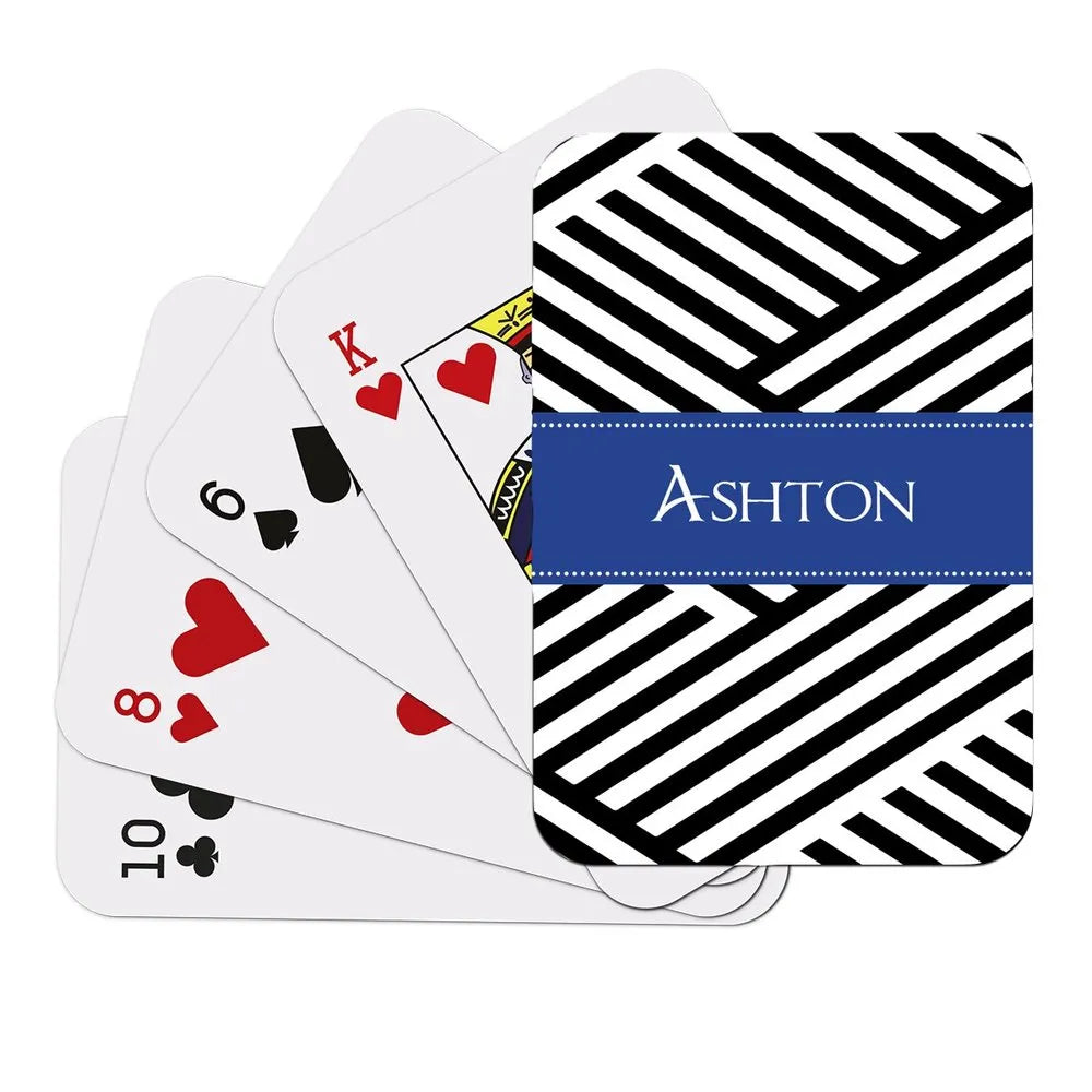 Black Pattern Playing Cards – Dinkleboo NZ