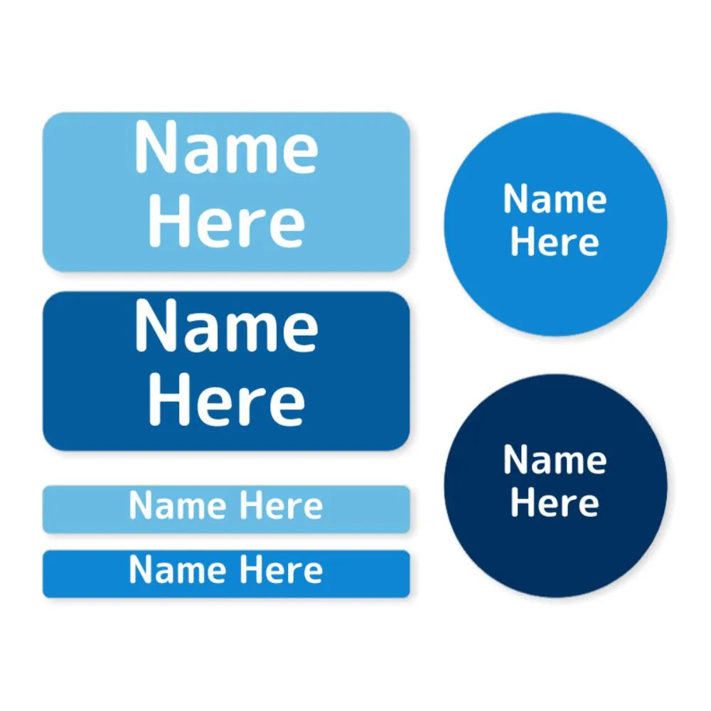 Multi Colour Mixed Name Label Pack – Dinkleboo NZ